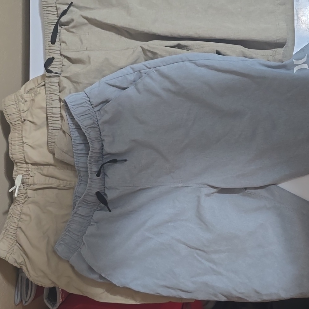 Kids Casual Shorts Set - Tan and Gray OLD navy HURLEY